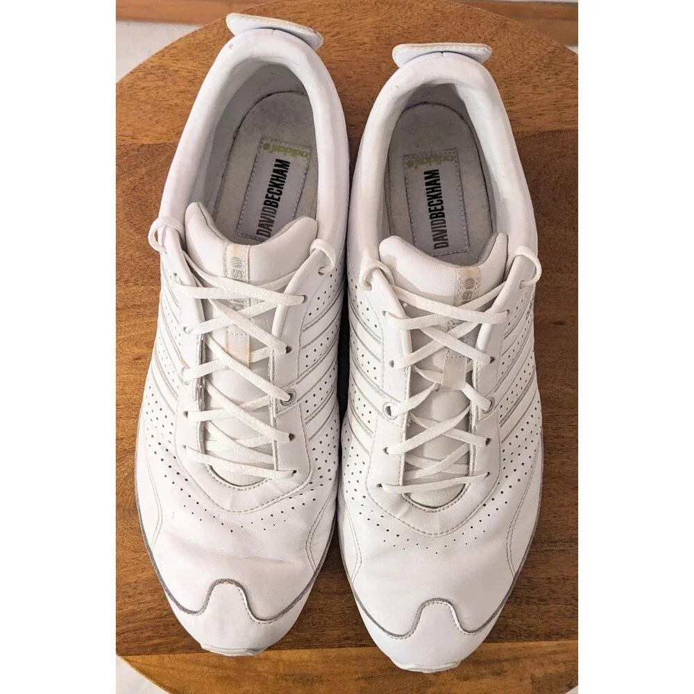Adidas Sprint Elite DB Beckham White Leather Sneakers Size 13 G31477